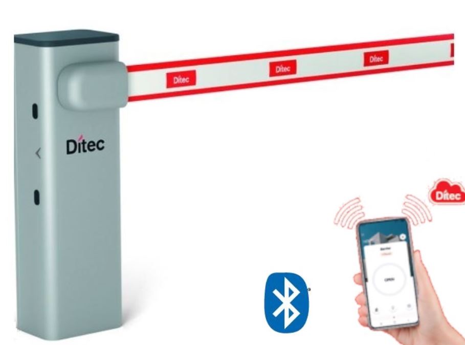 5m-es kar, 3.5sec, 240 nyit�s/�ra, bluetooth App., Ditec SPID52SP